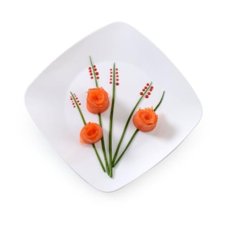 Fineline Settings White Salad Plate 1508-WH